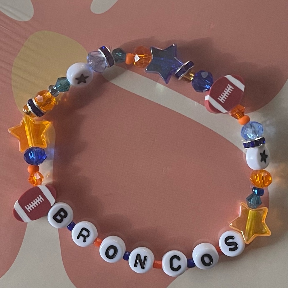 Denver Broncos Inspired Friendship Bracelet